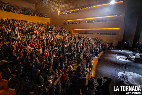 Públic.  Alfred García a l'Auditori de Girona