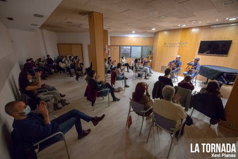 Lluís Gavaldà, per sorpresa, als Concerts a Cegues