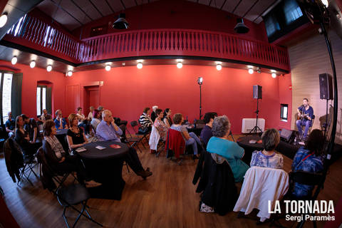 Jordi Lanuza a l'Antic Casino de Castell d'Aro