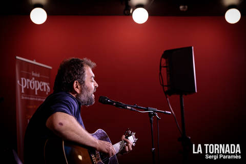 Jordi Lanuza a l'Antic Casino de Castell d'Aro