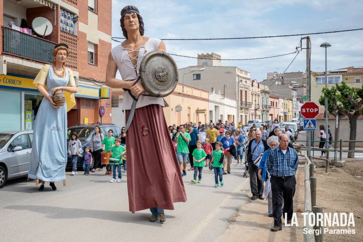 Colla Gegantera Llagostera. Festival Espurnes