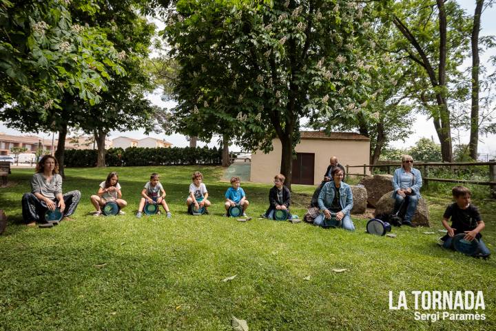 Taller percussió. Festival Espurnes. Llagostera