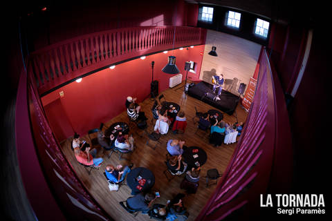 Jordi Lanuza a l'Antic Casino de Castell d'Aro