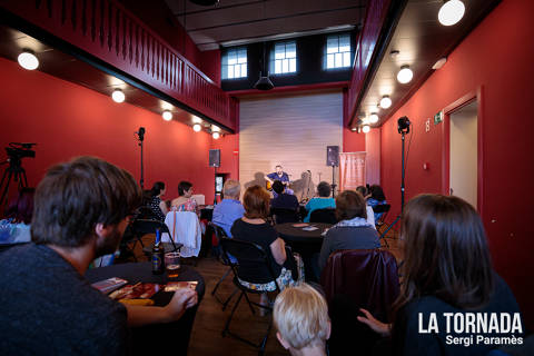 Jordi Lanuza a l'Antic Casino de Castell d'Aro