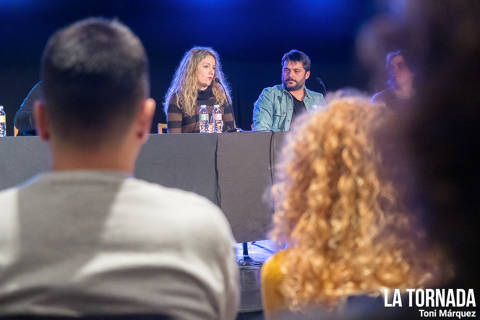 Cristina Torres i Miquel Abras al Soc Autor d'Olot