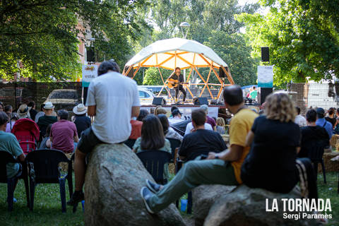 Joan Masdéu al festival Espurnes de Llagostera