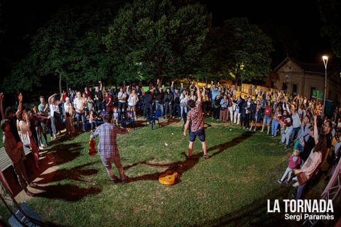 Públic. Ganxet Elèctric al festival Espurnes de Llagostera